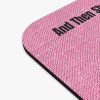 The corner of the mousepad is displayed for context.