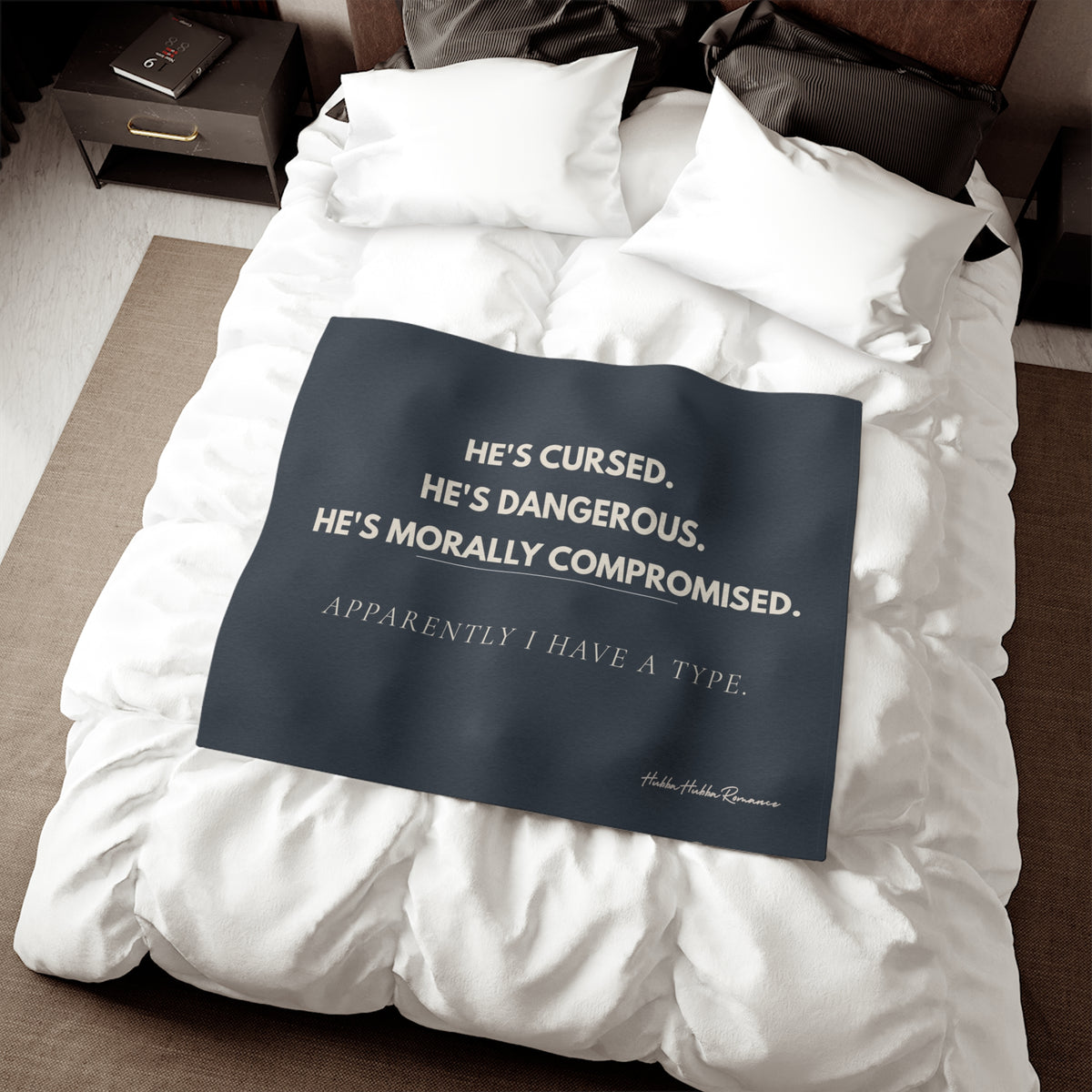 Morally Compromised – Sweatshirt Blanket for Dark Romance Readers | Free U.S. Shipping