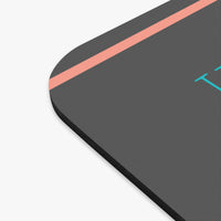 Picture showing close-up edge of mouse pad.