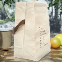 The lunch bag is displayed open to give a better idea as to size and capacity.
