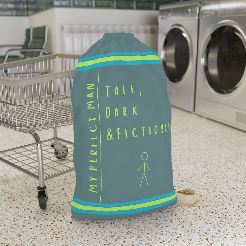 The Perfect Man - Otherwise Known As A Book Boyfriend – Cute Laundry Bag for Romance Fans | Free U.S. Shipping