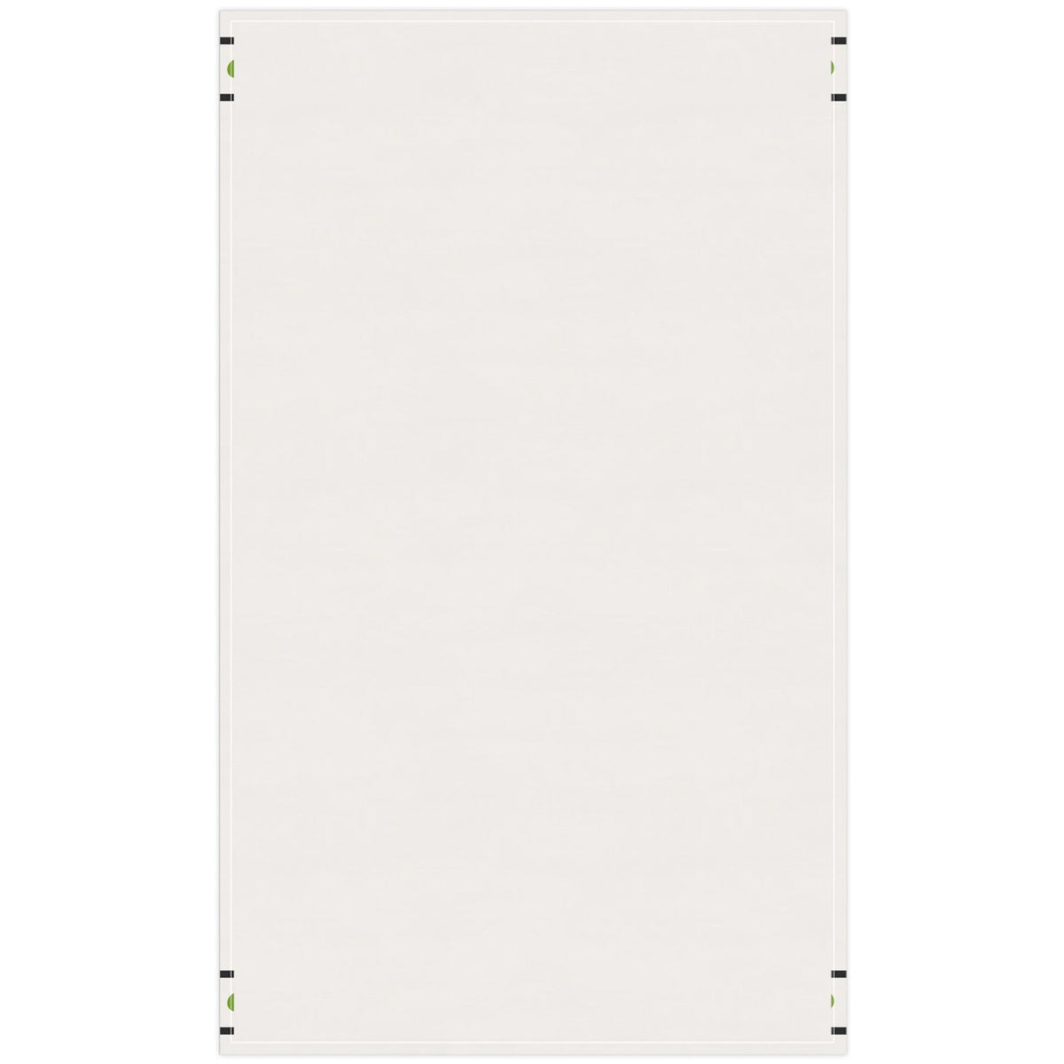 This is the plain cotton back of the kitchen towel being displayed.
