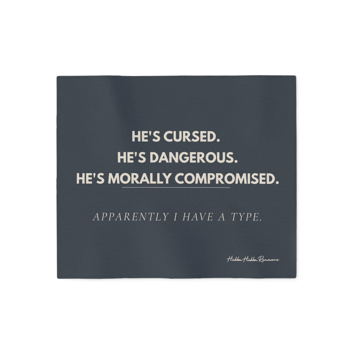 Morally Compromised – Sweatshirt Blanket for Dark Romance Readers | Free U.S. Shipping