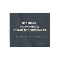 Morally Compromised – Sweatshirt Blanket for Dark Romance Readers | Free U.S. Shipping