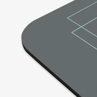 Picture showing close-up edge of mouse pad.
