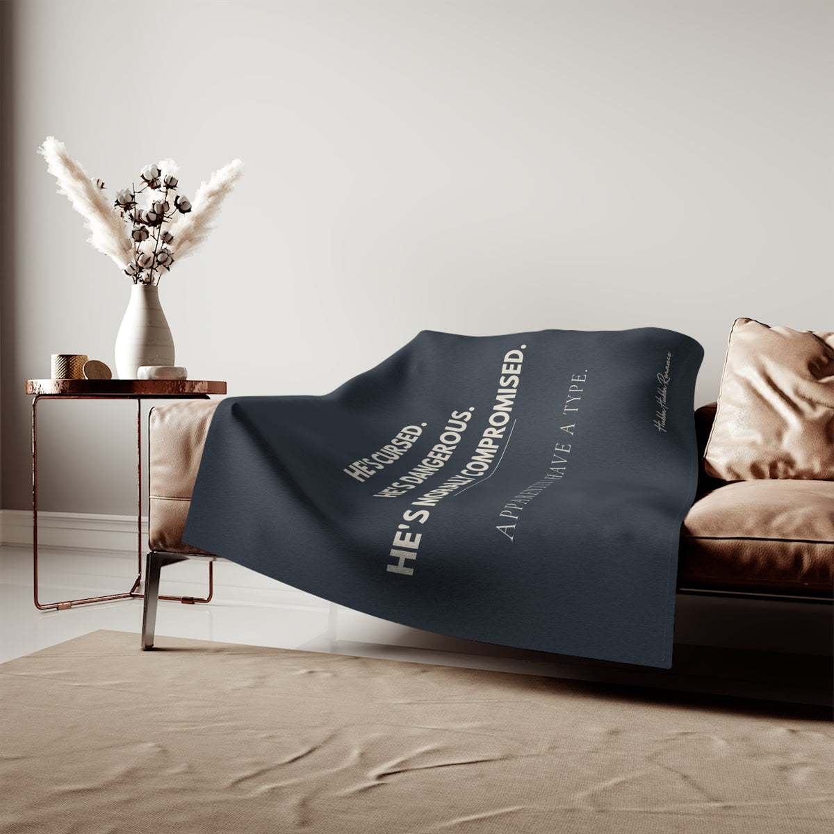 Morally Compromised – Sweatshirt Blanket for Dark Romance Readers | Free U.S. Shipping