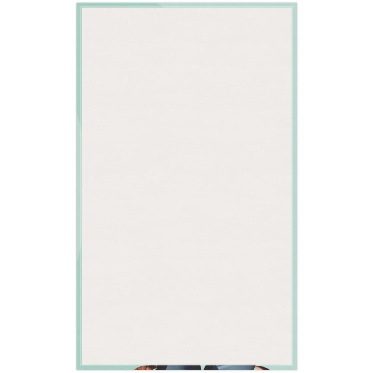 This is the plain cotton back of the kitchen towel being displayed.

