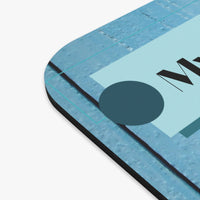 Picture showing close-up edge of mouse pad.