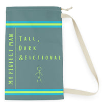 The Perfect Man - Otherwise Known As A Book Boyfriend – Cute Laundry Bag for Romance Fans | Free U.S. Shipping