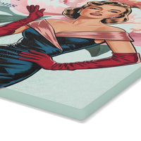 This image shows the corner of the cutting board to give an idea as to the clean edge.