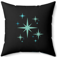 This is the back side of the pillow and features only the starbursts - no text.