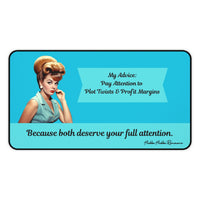 Page Turns & Profit Margins – Sassy Desk Mat (Free U.S. Shipping)